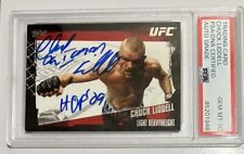 Chuck Liddell Signed Topps UFC Silver Foil #47 Inscribed “HOF 09”PSA/DNA AUTO 10 picture