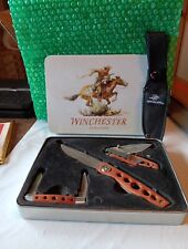 WINCHESTER Limited Edition 3 Knife Set In Tin Case  picture