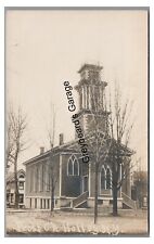 RPPC Presbyterian Church HOLLEY NY New York Real Photo Postcard picture