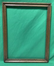 Vintage Wooden Picture Frame 12” X 16” Brown Color Without Glass. picture
