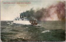 1919 Great Lakes Steamship Postcard 
