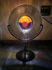 Murano Glass Disc Sunset Lamp - Signed, 2015. picture
