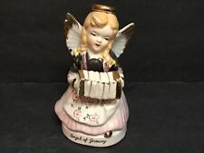 1958-ARTGIFT CORP.  “ANGEL OF GERMANY” PRECIOUS ANGEL FIGURINE PLAYING ACCORDION picture