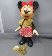 Vintage Walt Disney Productions 1960s Dakin Minnie Mouse Plastic Doll DAMAGED picture