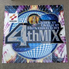 Dance  Revolution 4th Mix Marquee Sign Original factory Arcade video Game picture