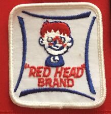 Red Head Brand patch 3 X 2-3/4 #94 picture