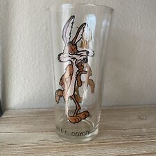 1973 Pepsi Collector Series Warner Bros Looney Tunes Glass Tumbler WILE E COYOTE picture