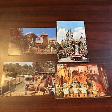 Lot Of 4 Vintage Walt Disney World Disneyland Postcards picture