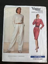 Vogue American Designer Sewing VTG Pattern 2368 Geoffrey Beene Size-12-14-16 picture