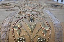 Antique French Chasuble Gold Bullion Gorgeous Embroidery Ecclesiastical Textile picture