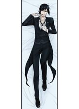 *Legit* Black Butler Anime Sebastian Authentic Stuffed Body Pillow #2878 picture