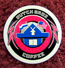 Dutch Bros. Coffee Sticker Decal Mafia Coffee House Flags Rare Older Design Rare picture