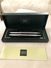 Brand New CROSS Classic Century Chrome Ballpoint Pen and Pencil Set picture