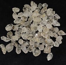 250 grams lot of diamond quartz carbon included double terminated Herkimer like  picture