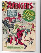 AVENGERS 6 - VG 4.0 - 1ST APPEARANCE OF BARON ZEMO - CAPTAIN AMERICA (1964) picture