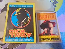 1990 Topps Dick Tracy Complete Card Set (1-88) & Sticker Set (1-12) picture