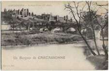 Postcard, Carcassonne, the Bridge Old, Edition Cazanou, Vintage France picture