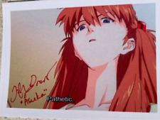 Pathetic Asuka Langley Sohryu Evangelion Sticker - Asuka VA TIFFANY GRANT Signed picture