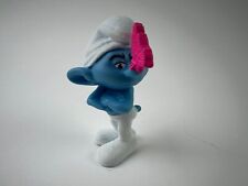 Peyo Grouchy Smurf McDonald's Happy Meal Toy Figure Butterfly Nose 2011 picture