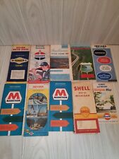 Vintage Road Maps 60s & 70s Kentucky Indiana Michigan 10 Total  picture