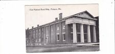 Palmyra, Missouri antique postcard / First National Bank Bldg. picture