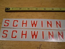 Mint Red SCHWINN Paramount Le Tour Bicycle Top Tube Frame Decals && picture