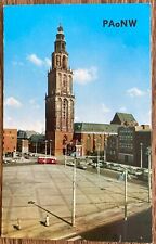QSL Card  Groningen Netherlands Groningen Martinitoren  N.W. Wolthuis PA0NW 1969 picture