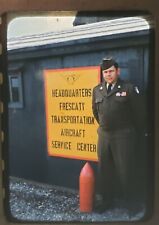 Vtg 1950s 35mm Slide - Headquarters Frescaty Trans. Aircraft Service US Army picture