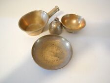 Lot of four Chinese Brass Bowls, Bell, Hod picture