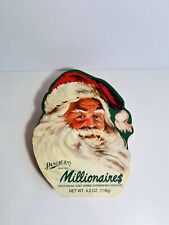 Vintage Pangburn's Millionaires Chocolates Christmas Candy Box Santa Claus picture