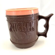 Vintage Whataburger Coffee Mug Chief Head & Buffalo Nickel Plastic Cup No Lid picture