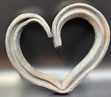 Custom Rustic Heart Hand Forged Custom Made Vintage Western Ranch  picture