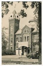Village Hall, Ithaca, Michigan ca.1950's RPPC picture