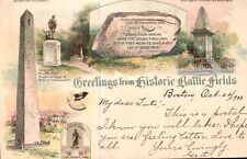 Vintage Postcard 1903 Greetings from Historic Battlefield Boston Massachusetts picture