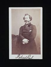 British Royal Baronet Robert Peel Signed Photo CDV Document Cabinet Card Royalty picture