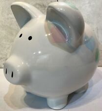 Vintage 1992 Kiddie Lites Ceramic w Hearts Piggy Bank 7