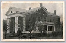 The Commanding Generals Quarters Fort Monroe Virginia Postcard picture
