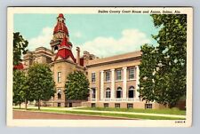 Selma AL-Alabama, Dallas County Court House and Annex, Antique Vintage Postcard picture