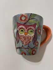 LANG Happy Owl Mug 16oz. Artist Wendy Bentley 2014 Perfect Timing, Inc. Colorful picture