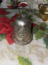 Vintage International Silver Co Bell Christmas 1992 picture
