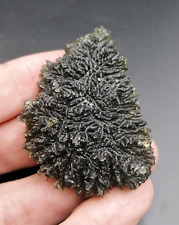 RARE Large Moldavite Hedgehog 33,90g / 169,5ct Besednice Czech R. COLLECTOR picture