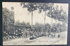 Mint Belgium Real Picture Postcard Infantry Resting picture