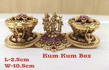 Indian Bollywood Wedding Sindoor Dabbi Kumkum Box Pooja Accessory Gift Jewelry picture