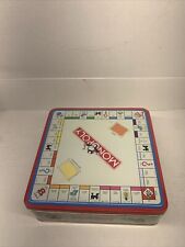 1997 Monopoly cookie tin. Empty. Trademark of Hasbro. picture