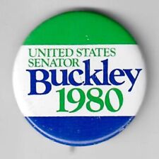 Former One-term GOP Senator James Buckley Button from Connecticut Campaign 1980 picture