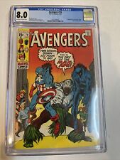 Avengers (1970) # 78 (CGC 8.0) Tom Palmer Classic Cover | 1st App Lethal Legion picture