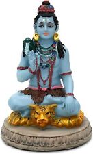Hindu God Lord Shiva Statue 5.7”H Shiva Idol Murti Pooja Puja Diwali Gift Indian picture