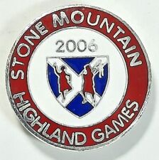 Stone Mountain Highland Games 2006 lapel pin  pin picture