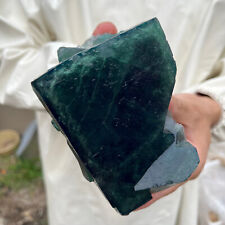 2.1lb Large NATURAL Green Cube FLUORITE Quartz Crystal Cluster Mineral Specimen picture