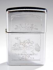 Zippo Lighter 1995 XI Camel Cigarettes Advertising Engraved Chrome Double-Sided picture